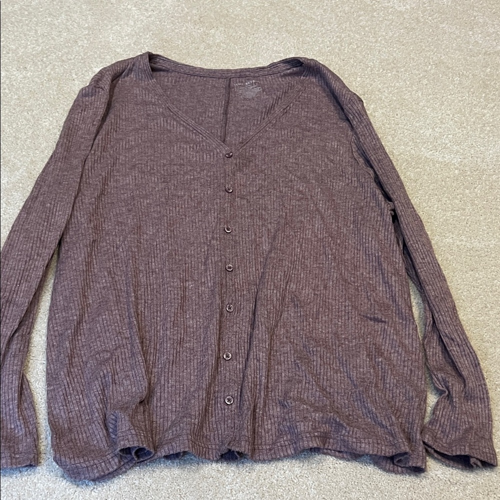 Lane Bryant 22/24 Purple Long Sleeve top